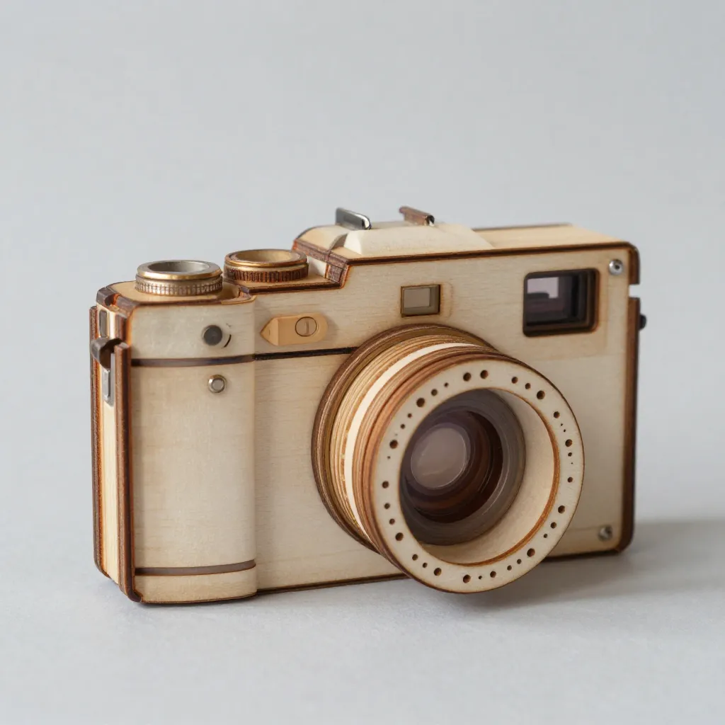 Rustic wooden wall shelf with minimalist design